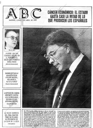 ABC MADRID 01-04-1991 página 1