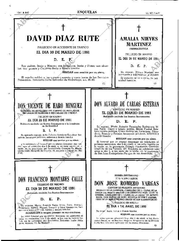 ABC MADRID 01-04-1991 página 104