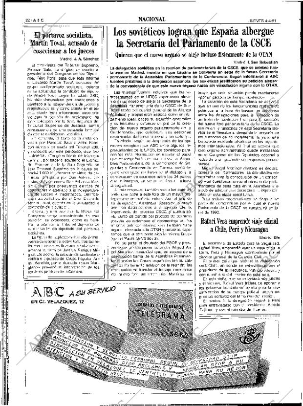 ABC SEVILLA 04-04-1991 página 22