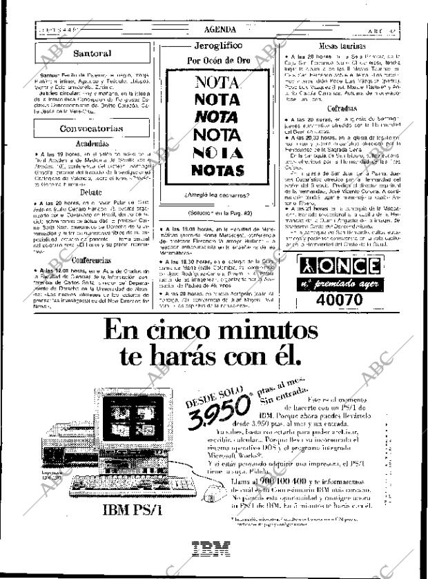 ABC SEVILLA 04-04-1991 página 43