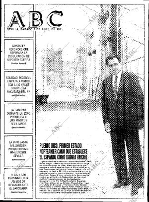 ABC SEVILLA 06-04-1991 página 1