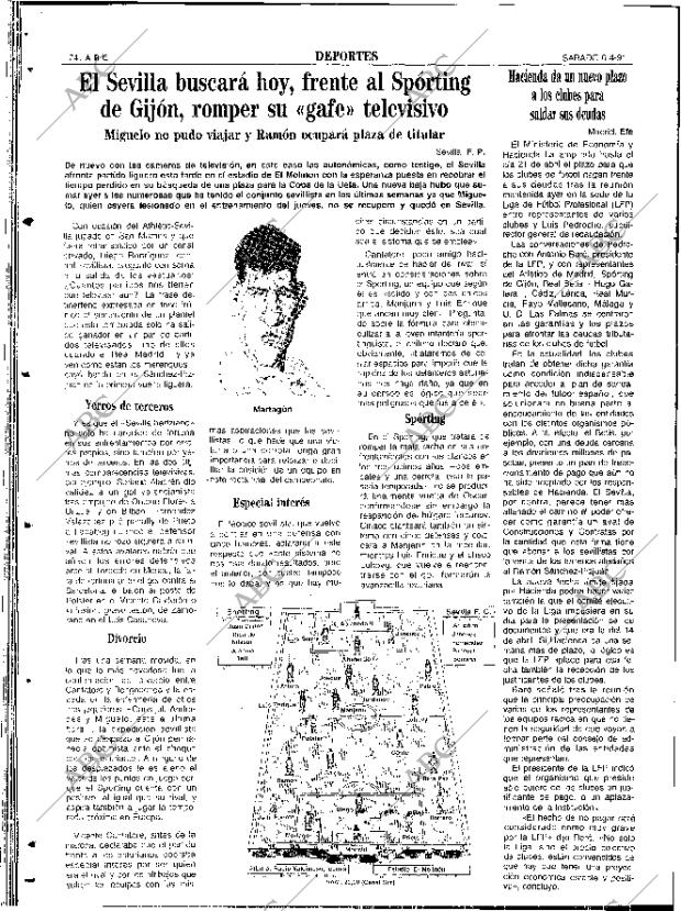 ABC SEVILLA 06-04-1991 página 74