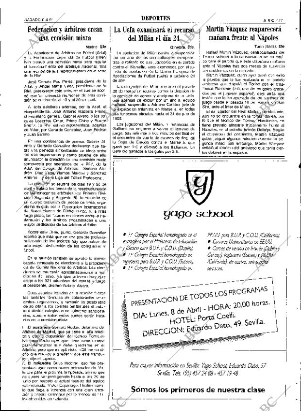 ABC SEVILLA 06-04-1991 página 77