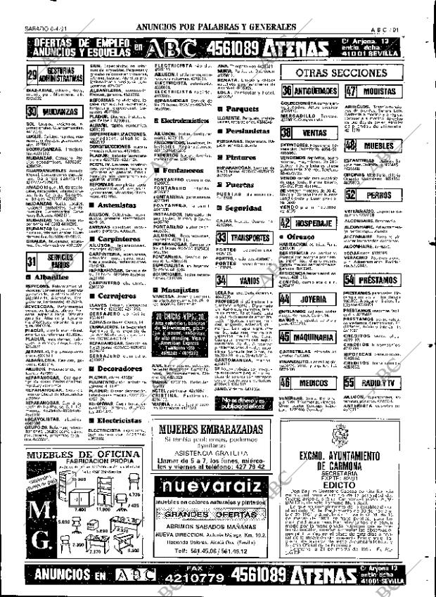 ABC SEVILLA 06-04-1991 página 91