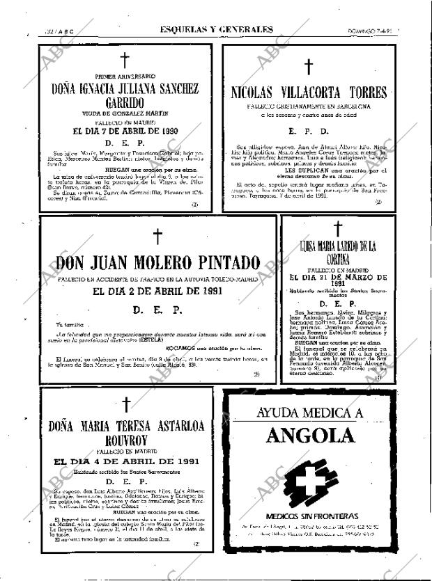 ABC MADRID 07-04-1991 página 132