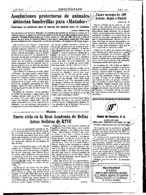 ABC MADRID 08-04-1991 página 109