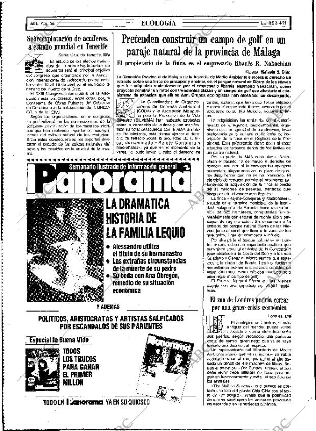 ABC MADRID 08-04-1991 página 64