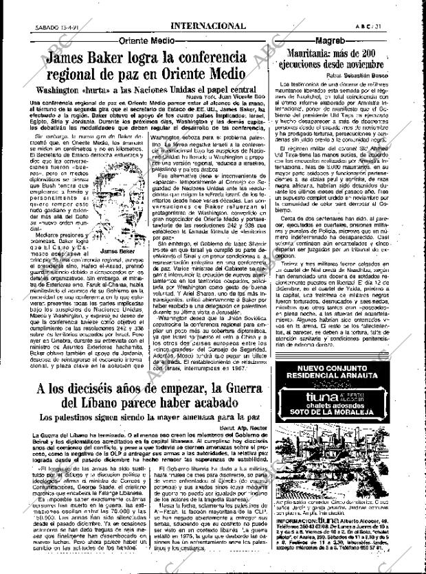 ABC MADRID 13-04-1991 página 31