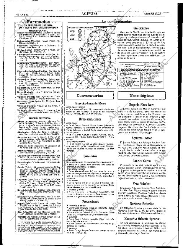 ABC MADRID 13-04-1991 página 42