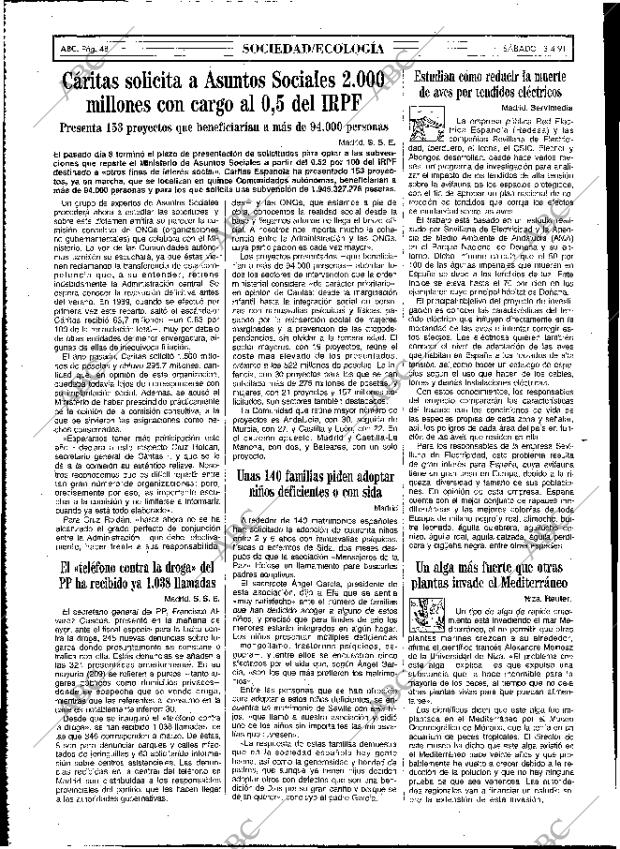 ABC MADRID 13-04-1991 página 48