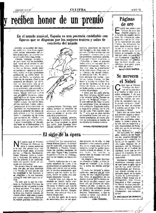 ABC MADRID 13-04-1991 página 53