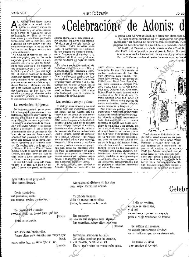 ABC MADRID 13-04-1991 página 64