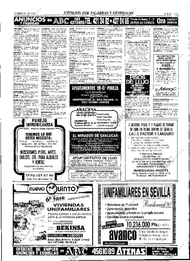 ABC SEVILLA 14-04-1991 página 113