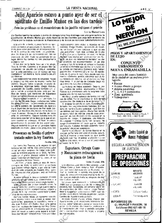 ABC SEVILLA 14-04-1991 página 61