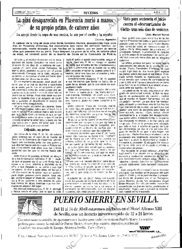 ABC SEVILLA 14-04-1991 página 73