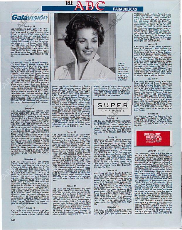 BLANCO Y NEGRO MADRID 14-04-1991 página 140