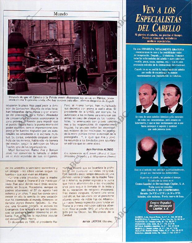 BLANCO Y NEGRO MADRID 14-04-1991 página 25