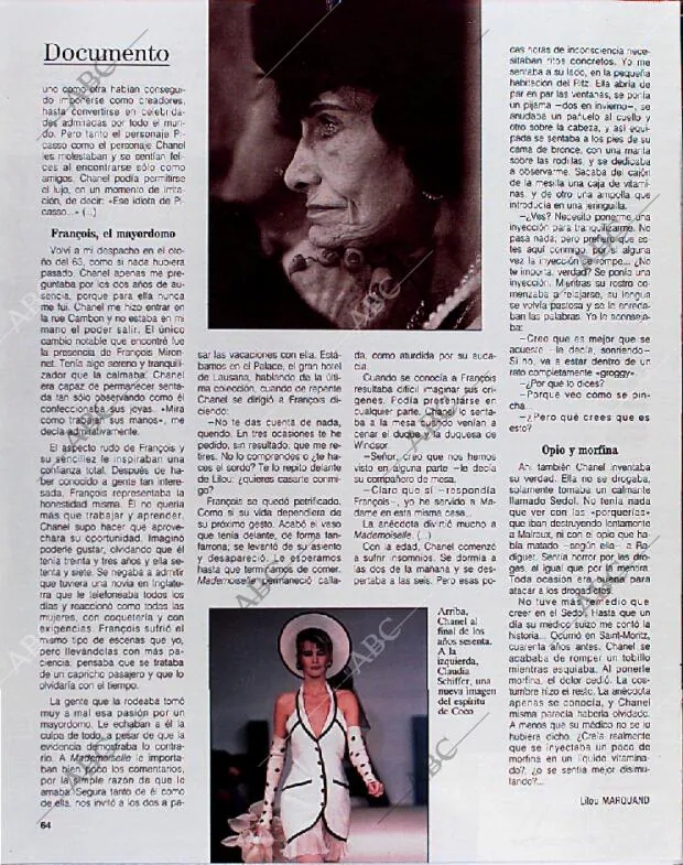 BLANCO Y NEGRO MADRID 14-04-1991 página 64