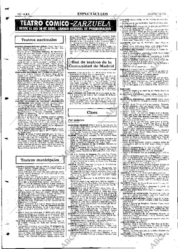 ABC MADRID 16-04-1991 página 102