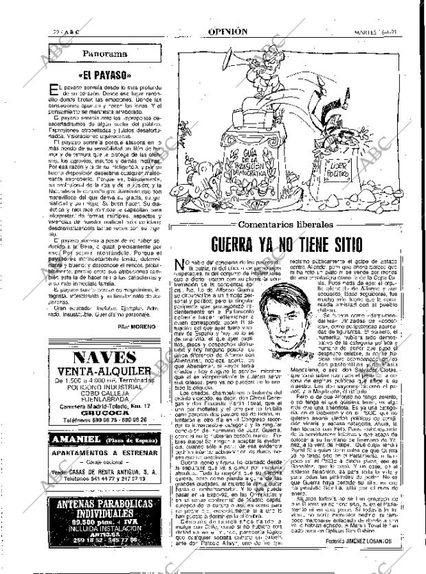ABC MADRID 16-04-1991 página 22