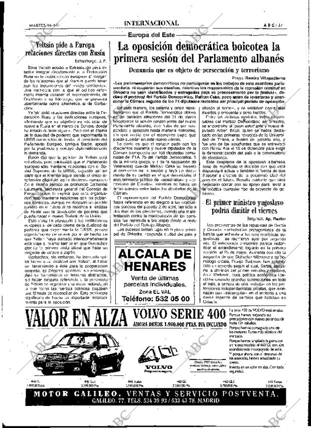 ABC MADRID 16-04-1991 página 37