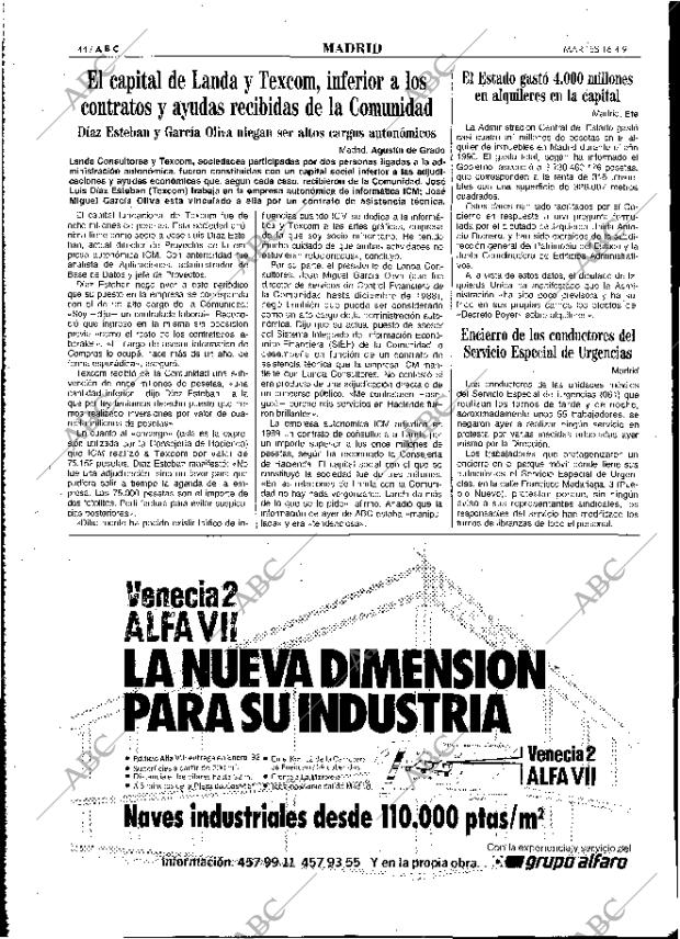 ABC MADRID 16-04-1991 página 44