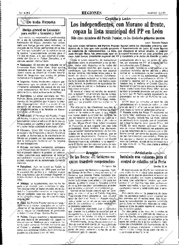 ABC MADRID 16-04-1991 página 56