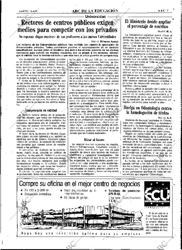ABC MADRID 16-04-1991 página 71