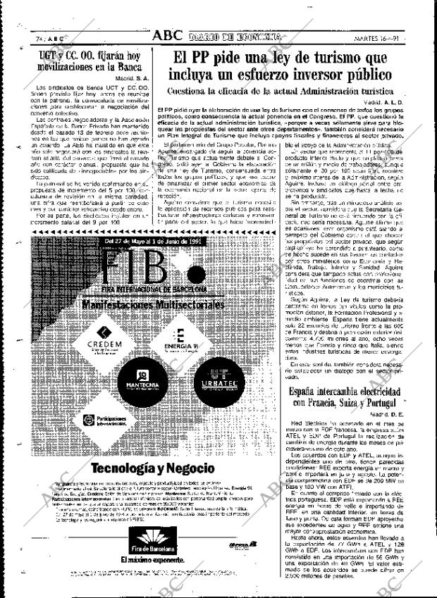 ABC MADRID 16-04-1991 página 74