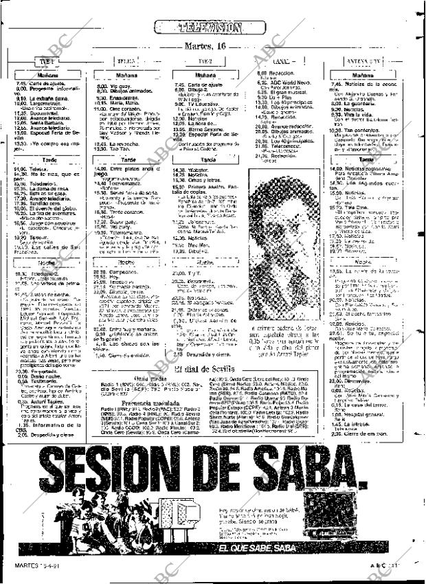 ABC SEVILLA 16-04-1991 página 111