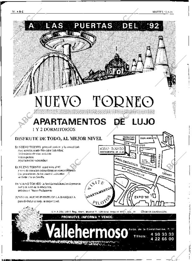 ABC SEVILLA 16-04-1991 página 38