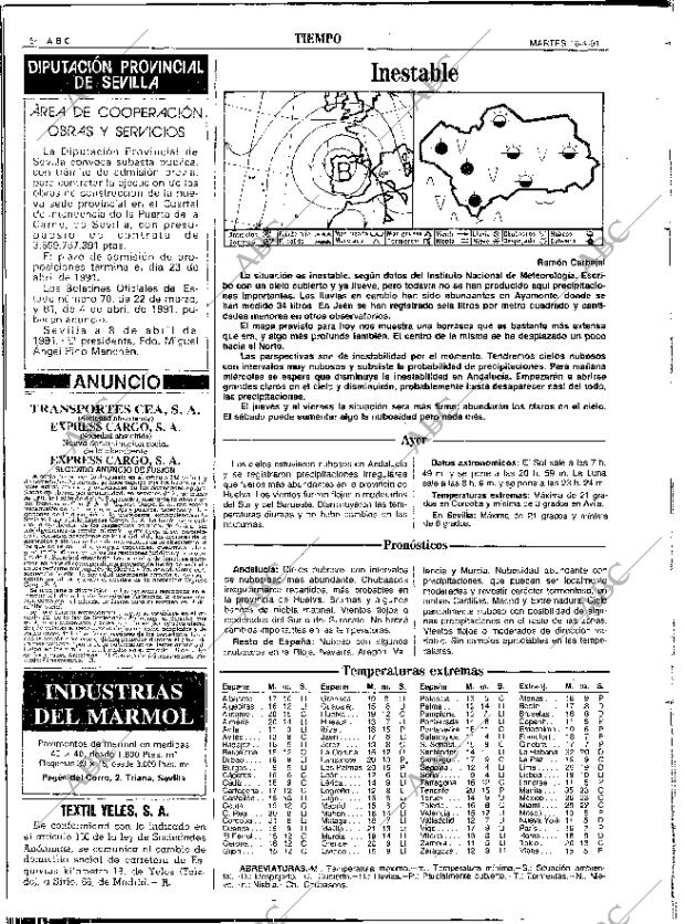ABC SEVILLA 16-04-1991 página 54