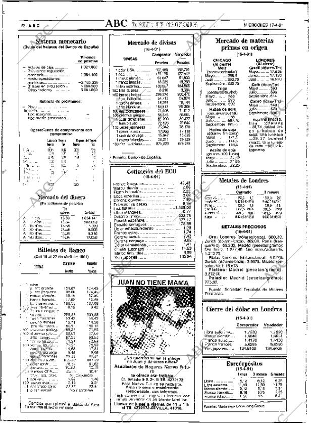ABC SEVILLA 17-04-1991 página 72