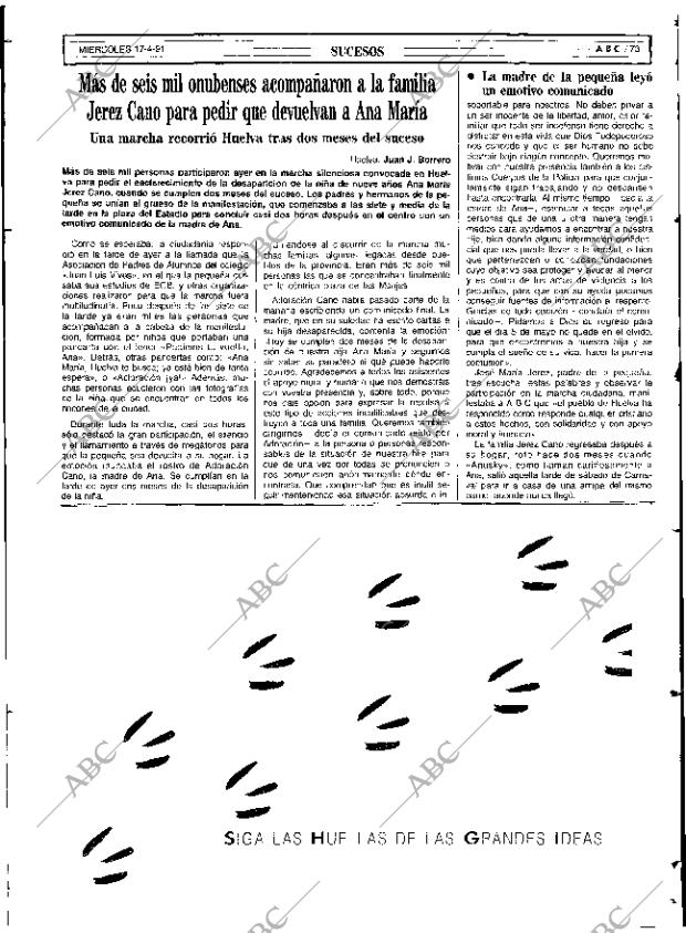 ABC SEVILLA 17-04-1991 página 73