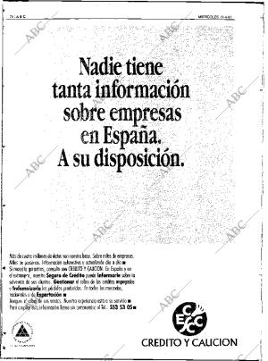 ABC SEVILLA 17-04-1991 página 76