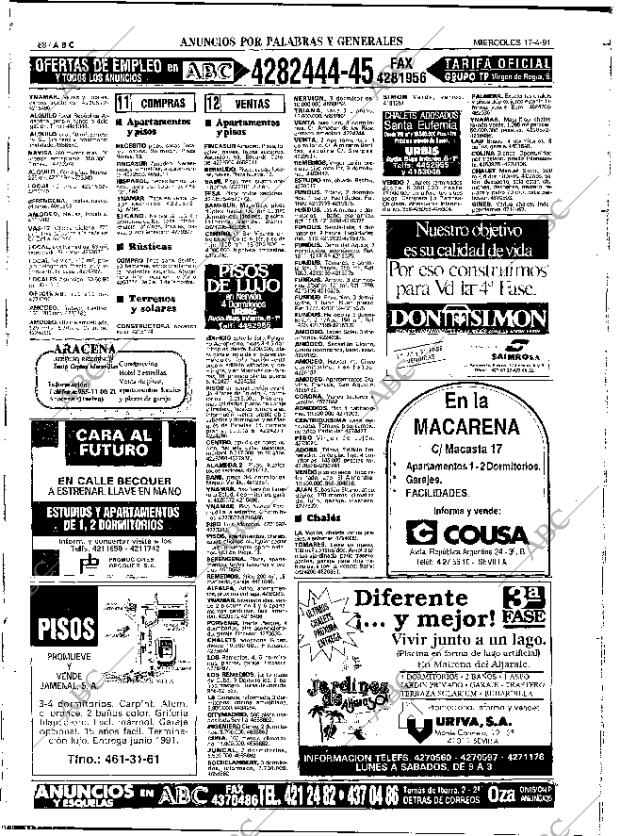 ABC SEVILLA 17-04-1991 página 88