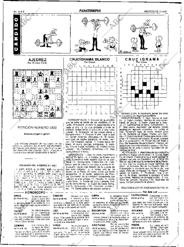ABC SEVILLA 17-04-1991 página 94