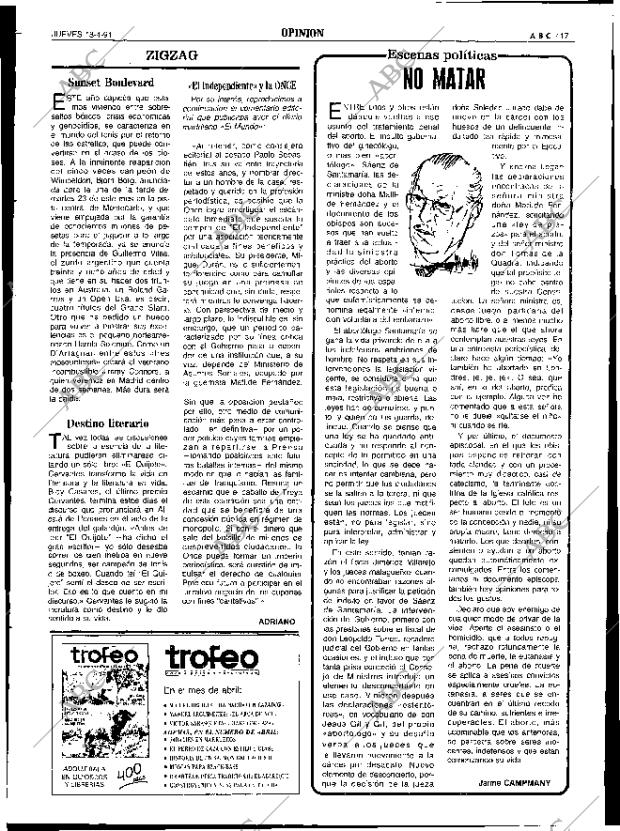 ABC SEVILLA 18-04-1991 página 17