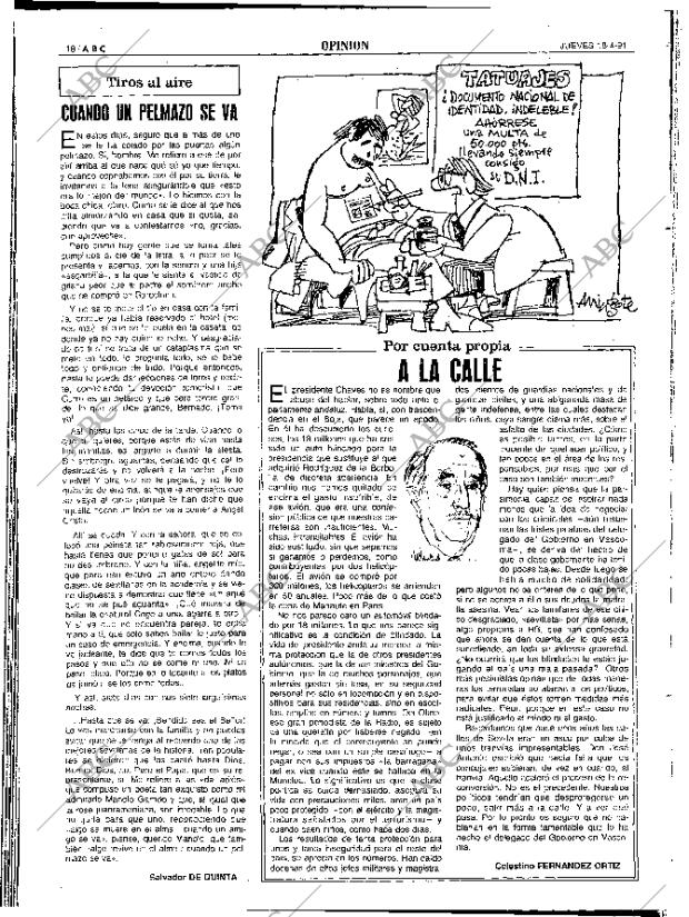 ABC SEVILLA 18-04-1991 página 18