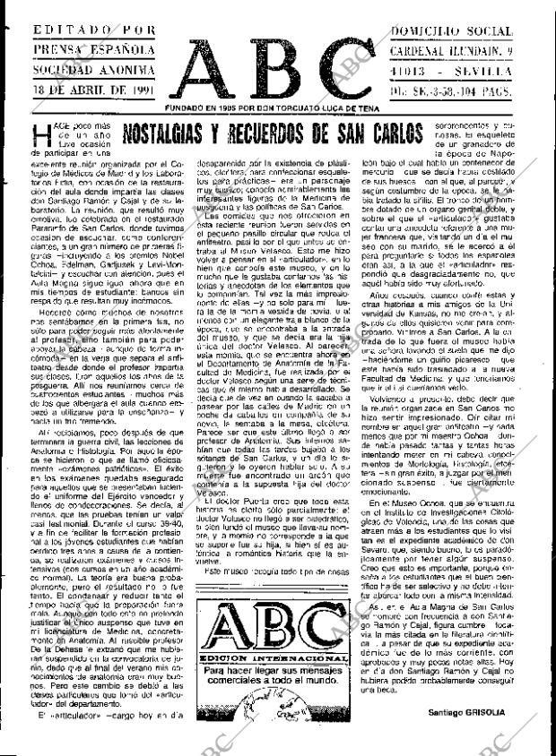 ABC SEVILLA 18-04-1991 página 3