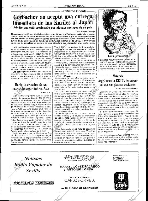 ABC SEVILLA 18-04-1991 página 31