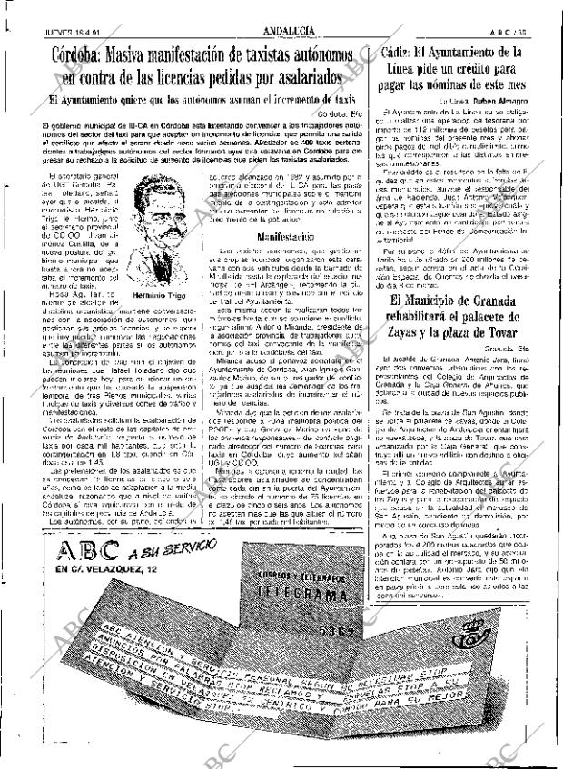 ABC SEVILLA 18-04-1991 página 39