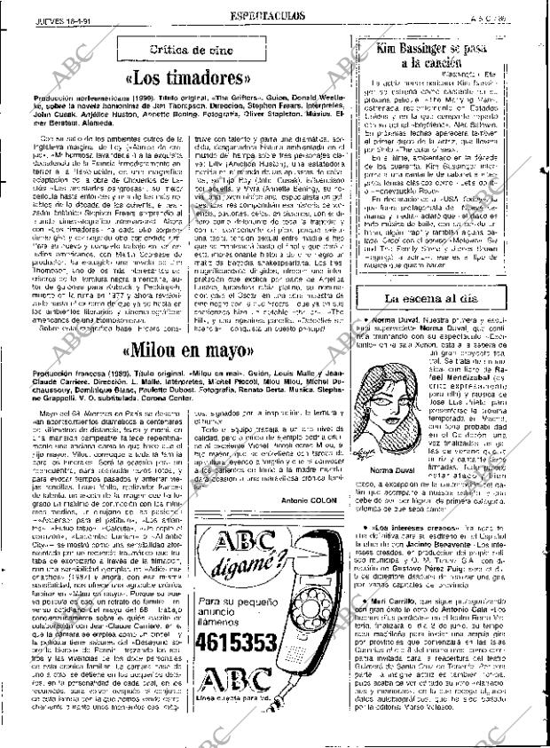 ABC SEVILLA 18-04-1991 página 85