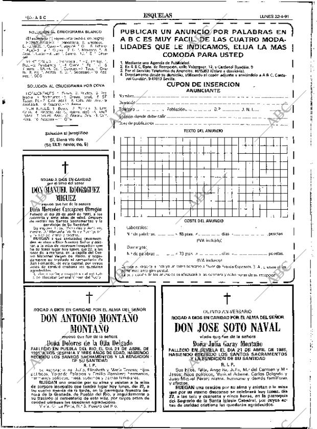 ABC SEVILLA 22-04-1991 página 100