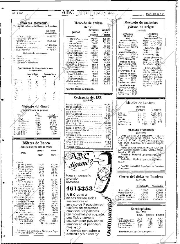 ABC SEVILLA 23-04-1991 página 80