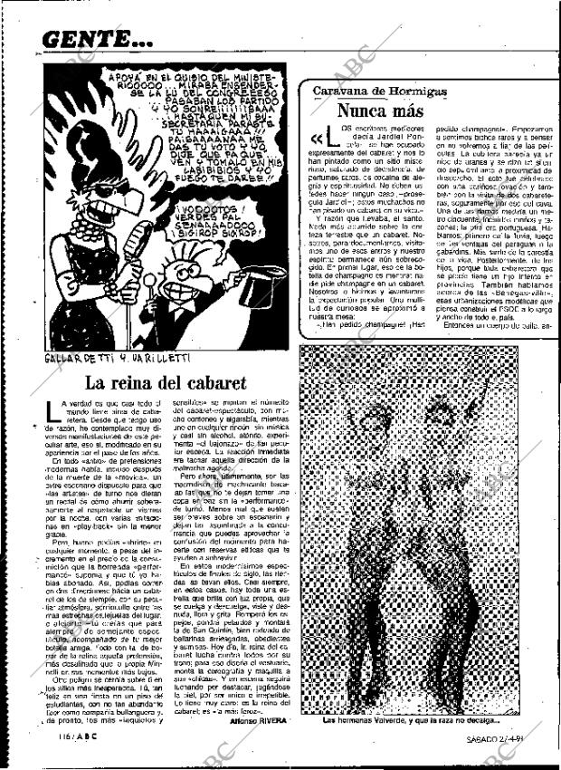 ABC MADRID 27-04-1991 página 116