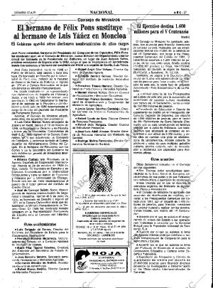 ABC MADRID 27-04-1991 página 27