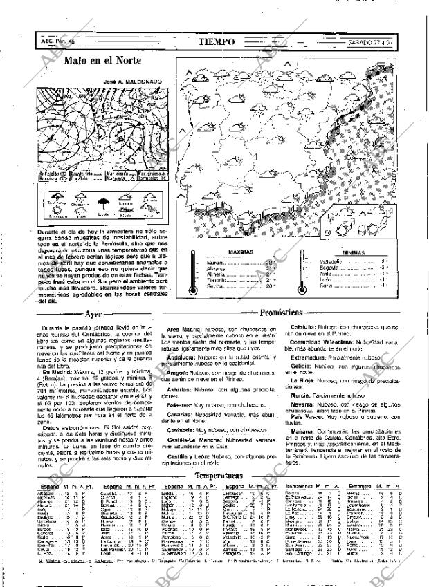 ABC MADRID 27-04-1991 página 46