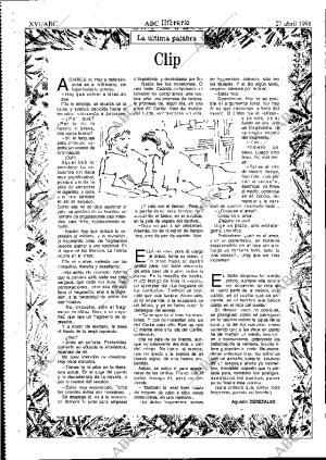 ABC MADRID 27-04-1991 página 72