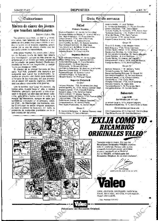 ABC MADRID 27-04-1991 página 91